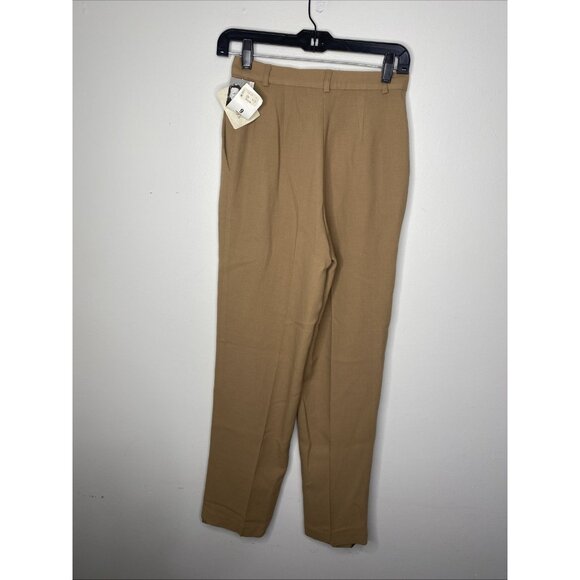 Peter Nygard Wool Tan Womens Dress Pant Camel Sz 6 VIntage NOS Made in Canada - Picture 5 of 10
